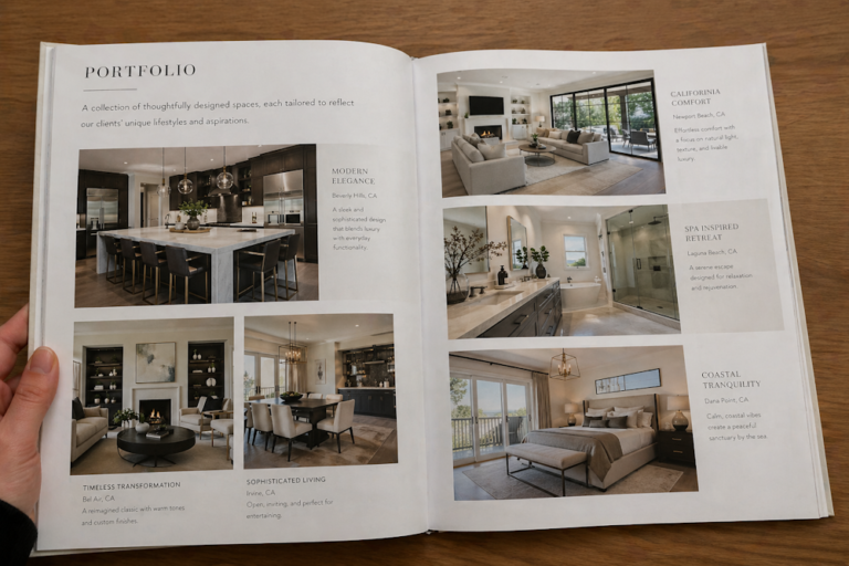 5-Step Guide on How to Structure Your Interior Design Portfolio from ...